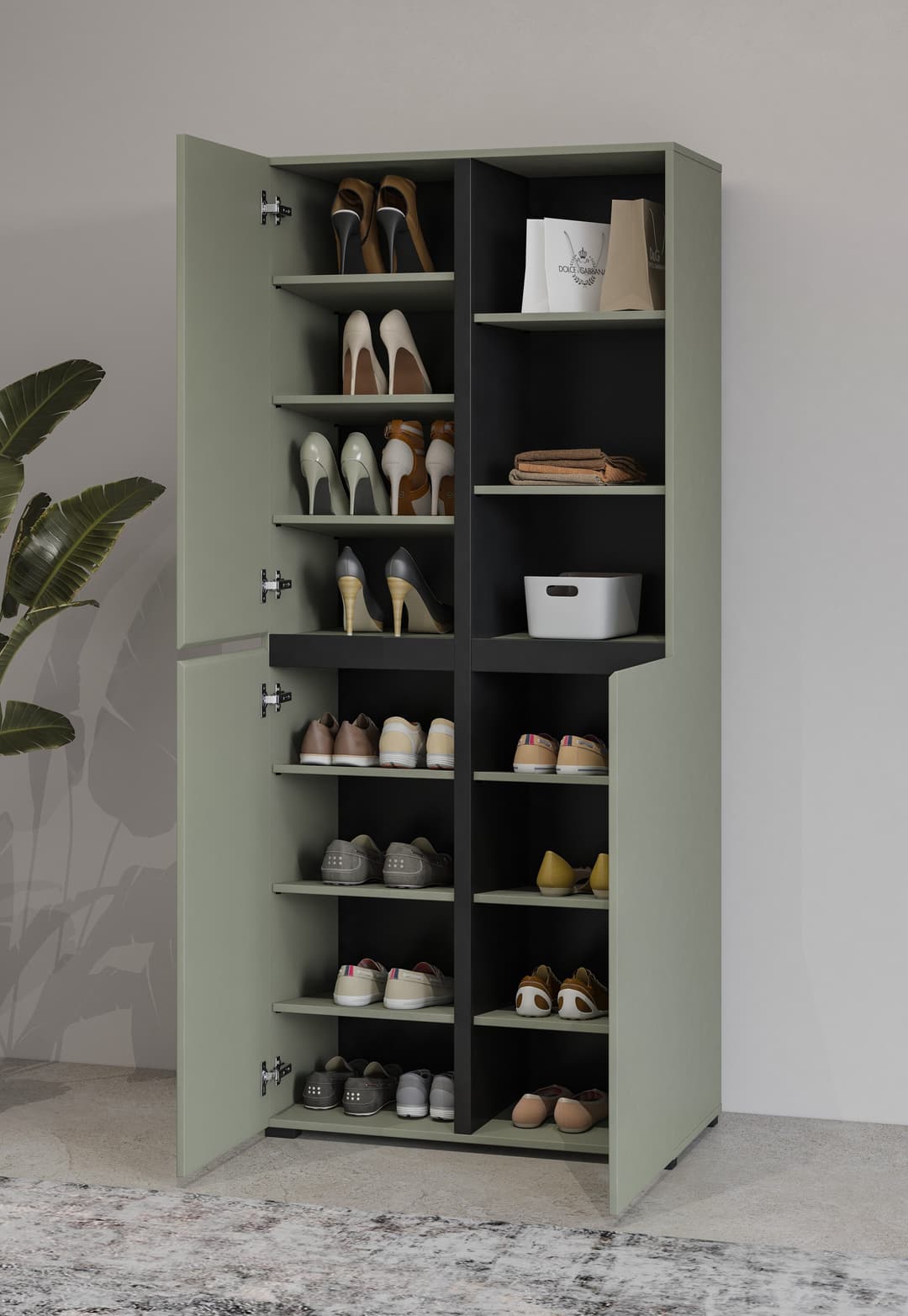 OTTO home Schuhschrank Cross | Grün