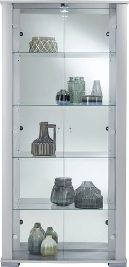 fif möbel Vitrine STELLA | Silber