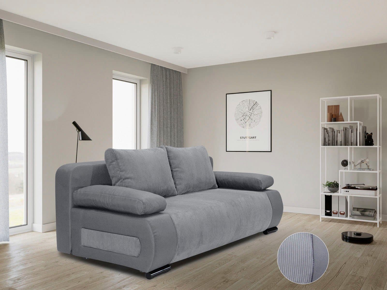 COLLECTION AB Schlafsofa | Grau