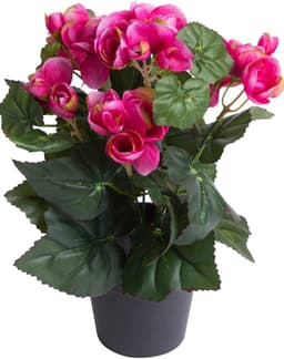 Kunstblume Begonienbusch | Rosa