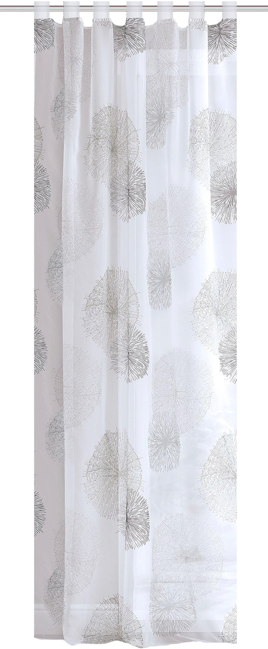 HOME WOHNIDEEN Vorhang RAWLINS | Grau