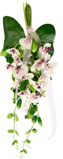 Kunstblume Orchidee | Mehrfarbig