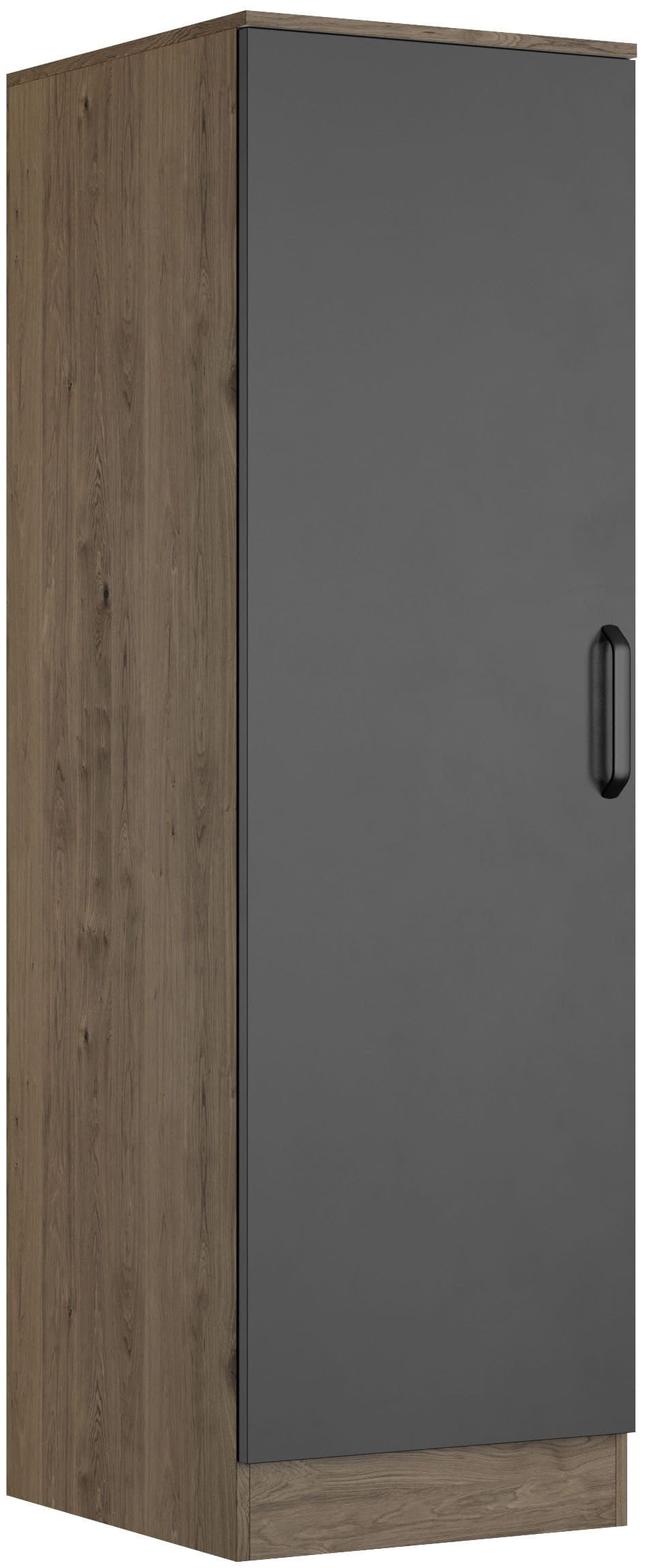 wiho Küchen Seitenschrank Elba Breite 50 cm | Schwarz