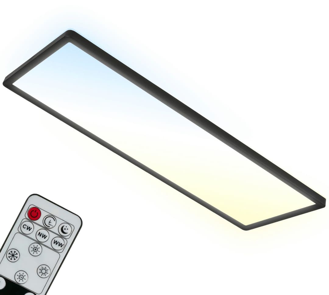 Briloner Leuchten LED Panel 7403015 SLIM | Schwarz