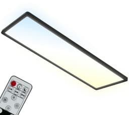 Briloner Leuchten LED Panel 7403015 SLIM | Schwarz