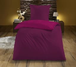 Kinzler Wendebettwäsche Mikrofaser "Cashmere Touch" | Lila