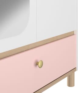 Gami Kleiderschrank Romy | Mehrfarbig
