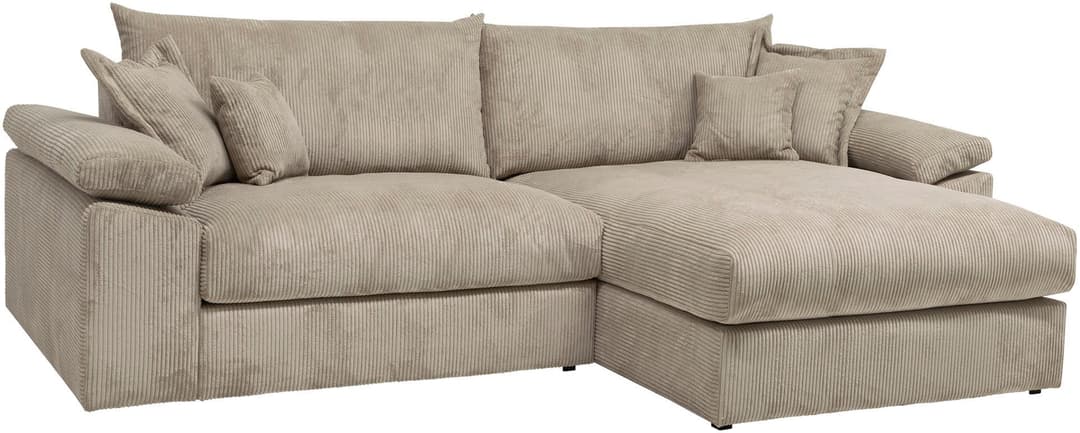 Home affaire Ecksofa Soft&Cosy XXL L-Form | Beige