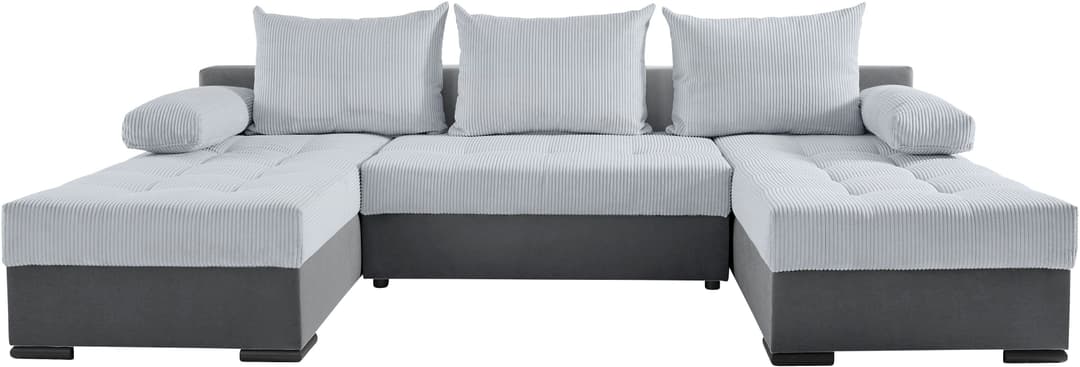 COLLECTION AB Wohnlandschaft Josy U-Form | Grau