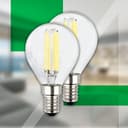 Briloner Leuchten LED-Leuchtmittel E14 Tropfen | Transparent 2