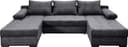 COLLECTION AB Wohnlandschaft Josy U-Form | Grau 2