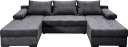 COLLECTION AB Wohnlandschaft Josy U-Form | Grau