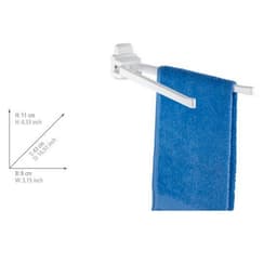 WENKO Handtuchhalter Pure | Weiß