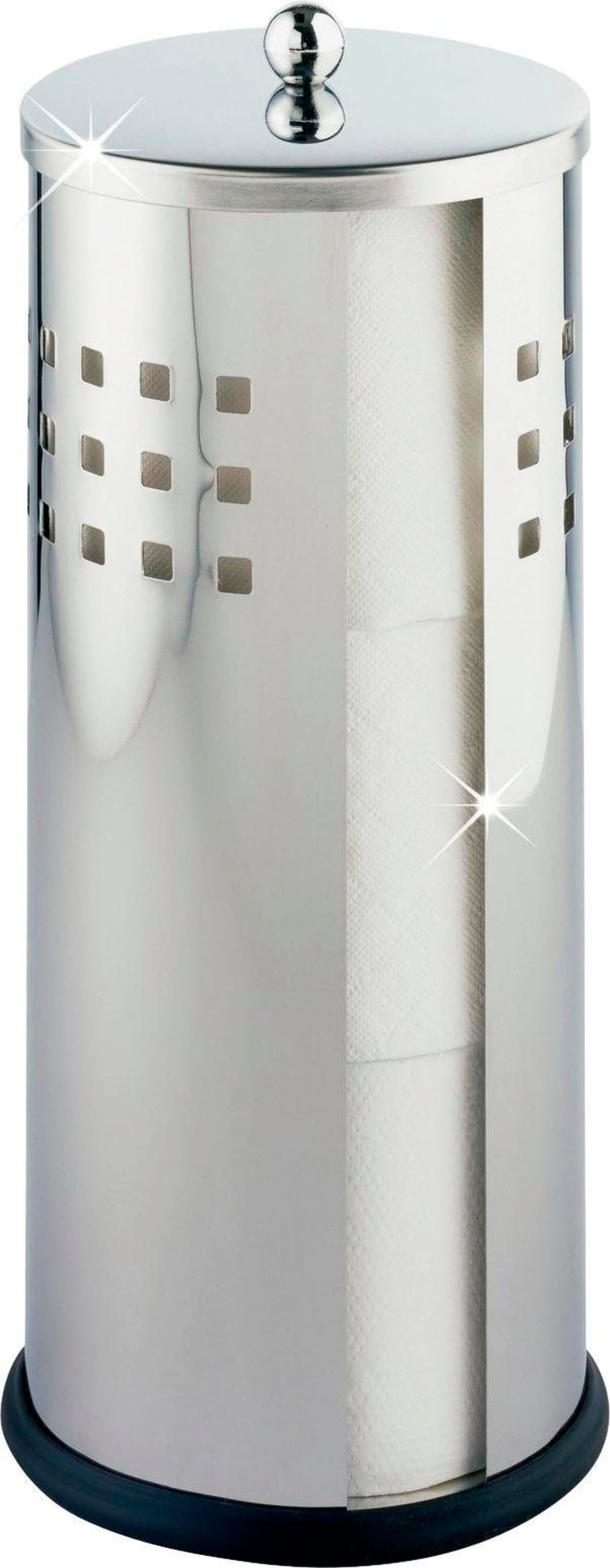 WENKO Toiletten-Ersatzrollenhalter Ancona | Silber