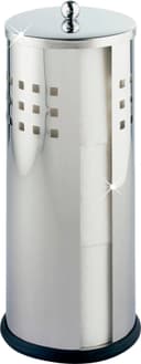 WENKO Toiletten-Ersatzrollenhalter Ancona | Silber