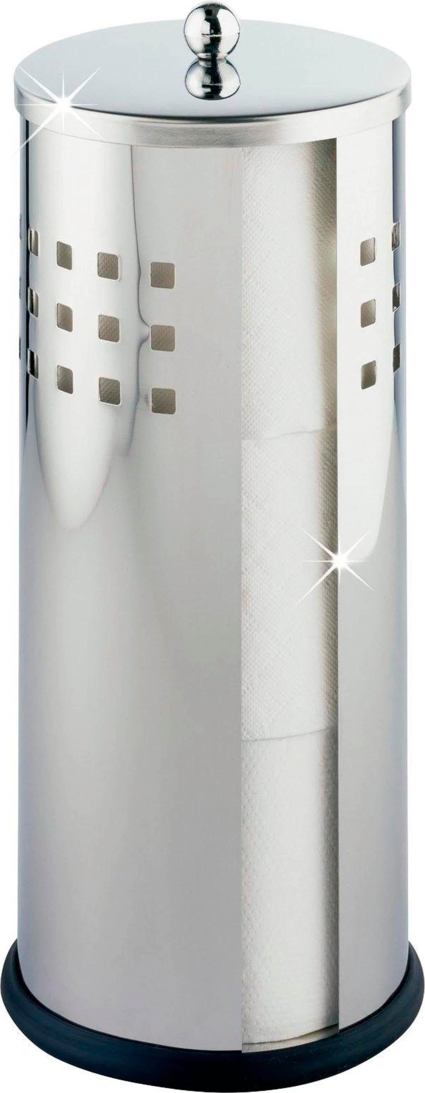 WENKO Toiletten-Ersatzrollenhalter Ancona | Silber