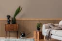 living walls Vliestapete Wallpanel Tapete Wandpaneele | Braun