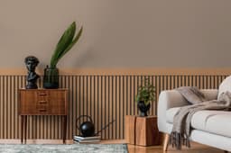 living walls Vliestapete Wallpanel Tapete Wandpaneele | Braun