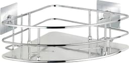 Wenko Eckregal Turbo-Loc Quadro | Silber