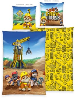 PAW PATROL Bettwäsche Paw Patrol Rubbel&Crew | Mehrfarbig