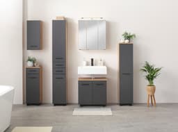 welltime Spiegelschrank Trento | Grau