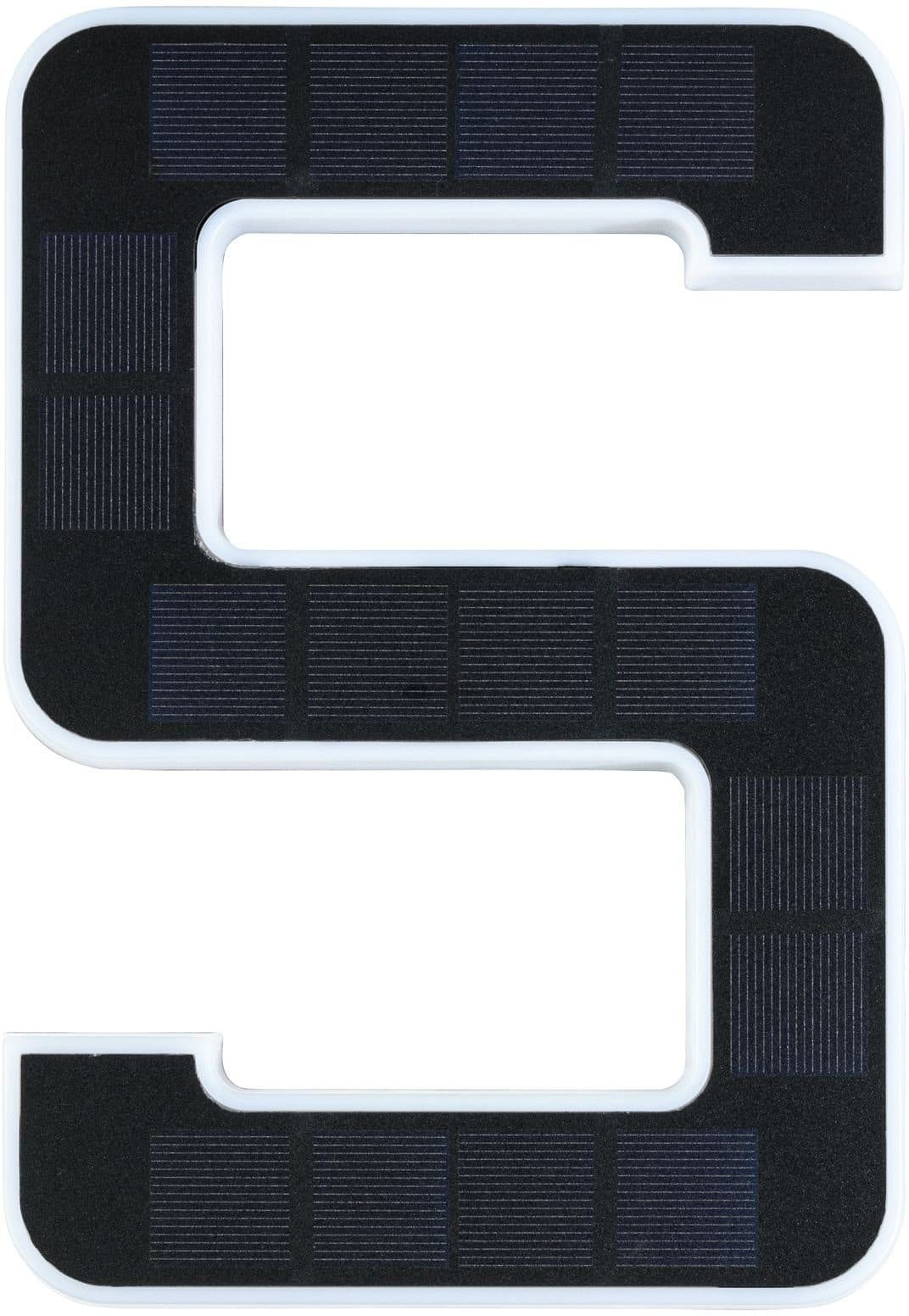Paulmann Solar Hausnummernleuchte Ziffer 5 | Schwarz