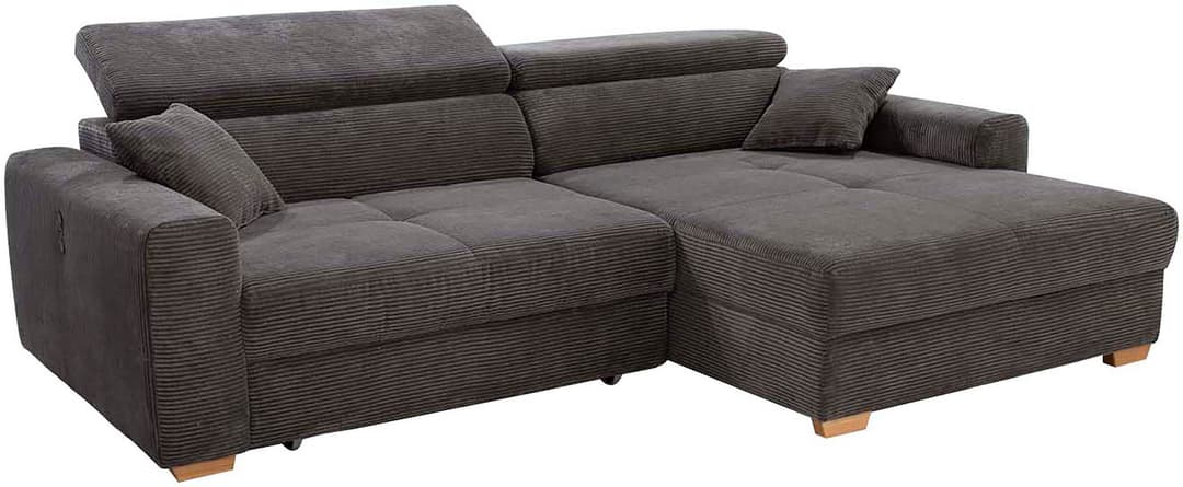 Jockenhöfer Gruppe Ecksofa Slider L-Form | Grau