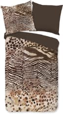 PURE luxury collection Wendebettwäsche Skins | Braun