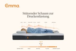 Emma 25 Hybrid Matratze | Weiß