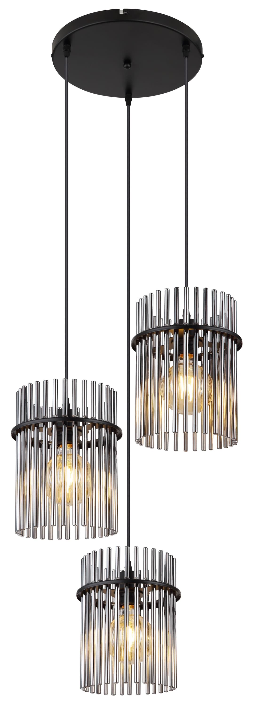 GLOBO LIGHTING Pendelleuchte GORLEY | Schwarz