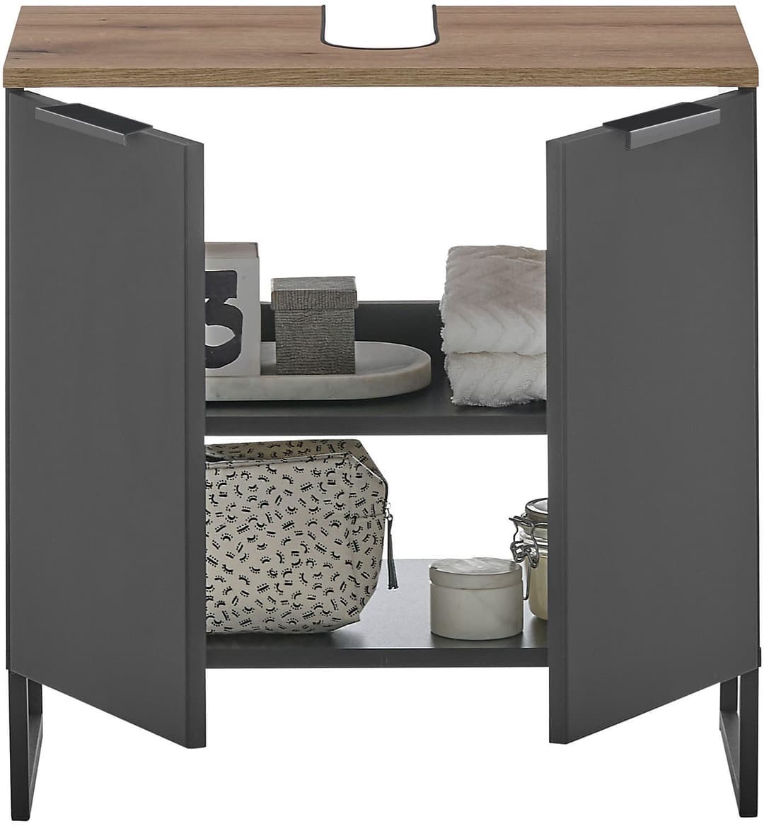 BASIC by Balculina Denver Waschbeckenunterschrank | Schwarz