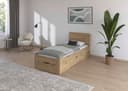 rauch Bett Einzelbett Doppelbett Stauraum FLEXX | Holztöne 2