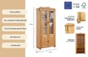 OTTO home Vitrine Adele | Holztöne 3