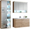 BASIC by Balculina Badmöbel-Set Best | Holztöne