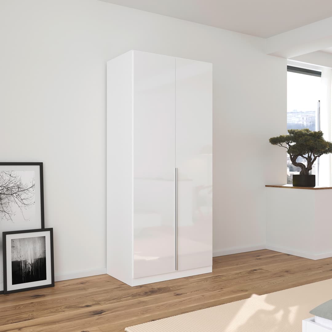 OTTO home Drehtürenschrank Kleiderschrank AGORDO | Weiß