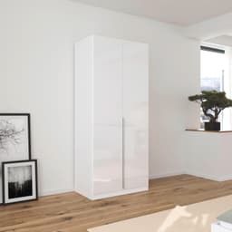 OTTO home Drehtürenschrank Kleiderschrank AGORDO | Weiß