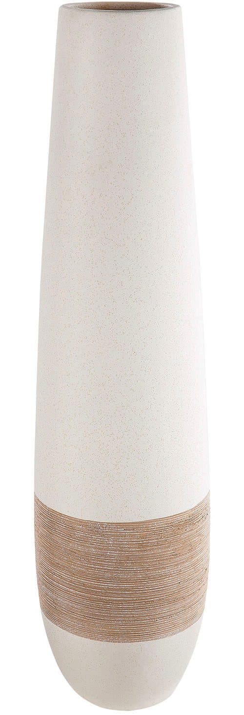 GILDE Bodenvase Vase Olbia | Beige