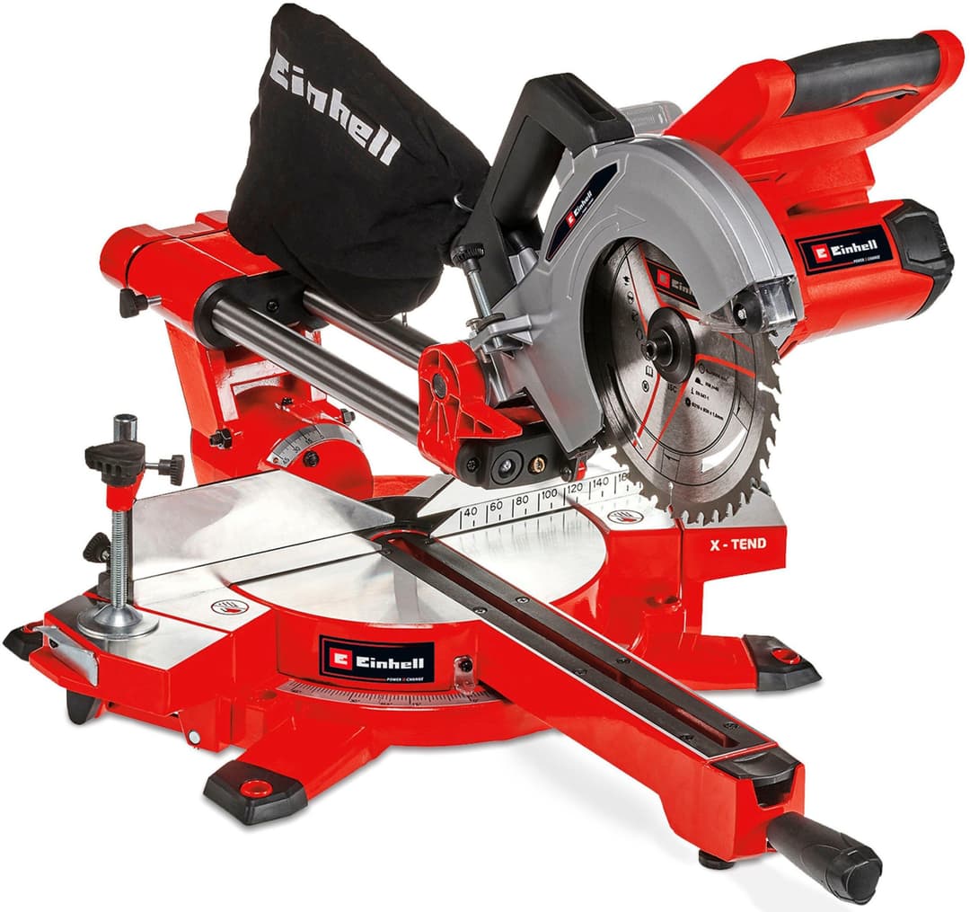 Einhell Akku-Kapp-Gehrungssäge TE-SM 36/210 Li - Solo | Rot