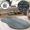 THEKO Gabbeh Uni Wollteppich | Grau