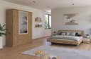 rauch Schlafzimmer-Set BURANO | Holztöne 2