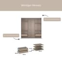 rauch Schubladeneinsatz Zubehör für Schwebetürenschränke | Beige 3