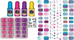 Clementoni® Kreativset Crazy Chic, Fluoreszierende Nägel | Mehrfarbig