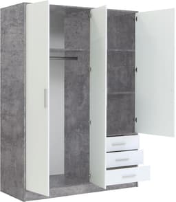 FORTE Kleiderschrank Jupiter | Mehrfarbig