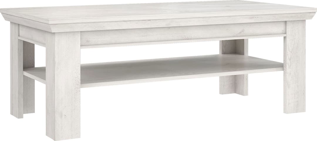 FORTE Couchtisch Kashmir | Weiß