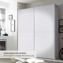 Schlafkontor Schwebetürenschrank Time | Weiß 3