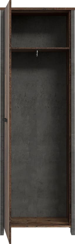 FORTE Garderobenschrank Clif | Holztöne