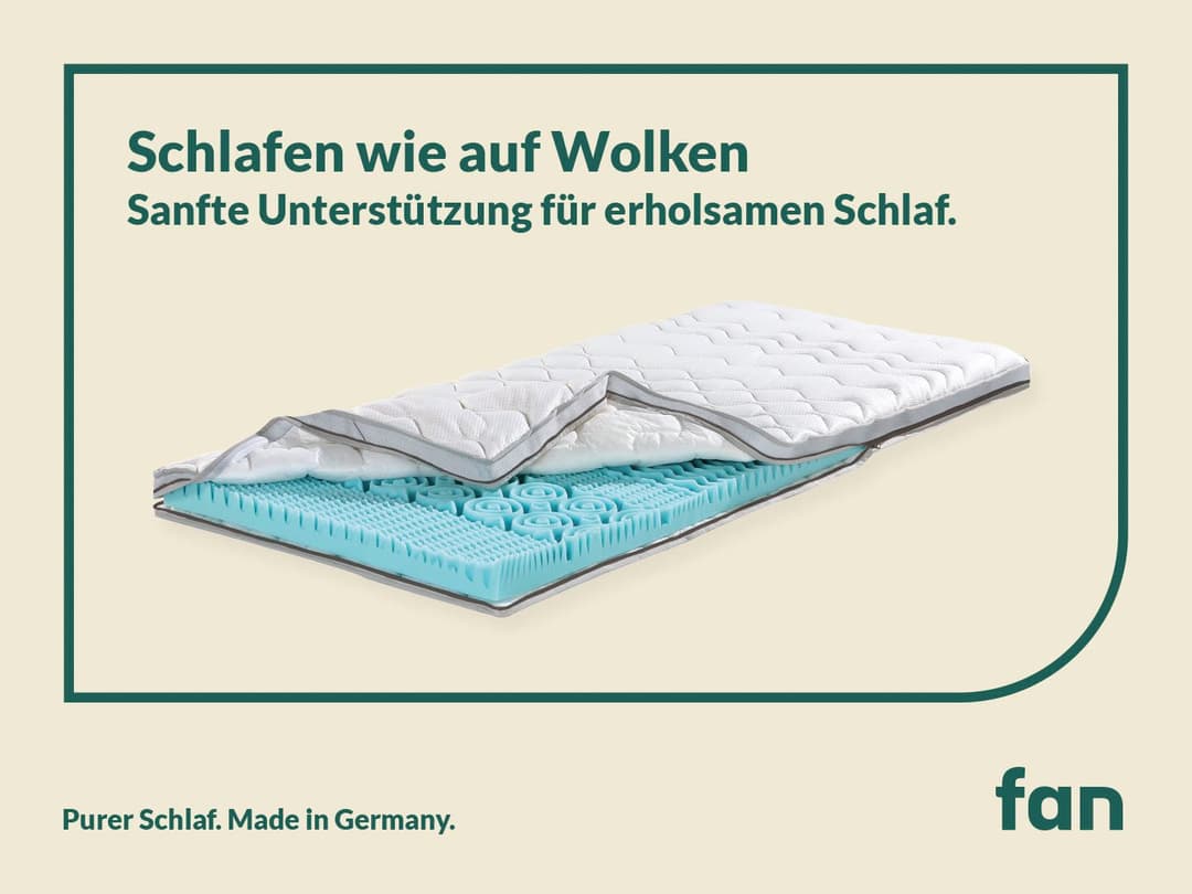 fan Topper XXL Soft Plus | Weiß
