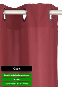 OTTO home Vorhang Parry | Rot