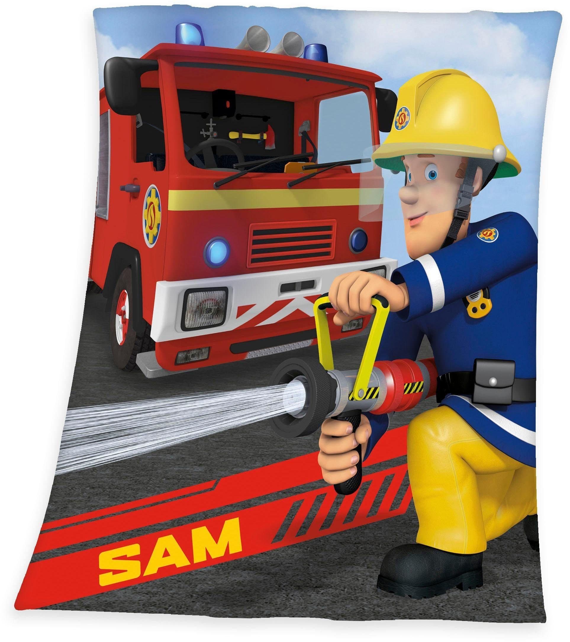 Feuerwehrmann Sam Kinderdecke | Mehrfarbig