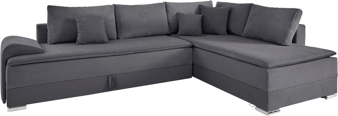 Home affaire Ecksofa Night & Day L-Form | Grau